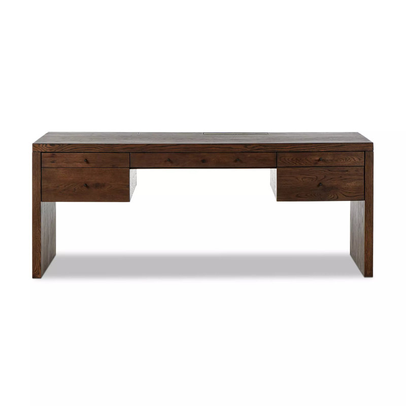 Torrington Executive Desk, Umber Oak