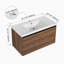 Meuble-lavabo simple avec plateau 35,43 Anchelin