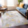 Slavejka Abstract Gray/Yellow/Ivory Area Rug