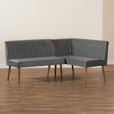 Velvet Upholstered Bench