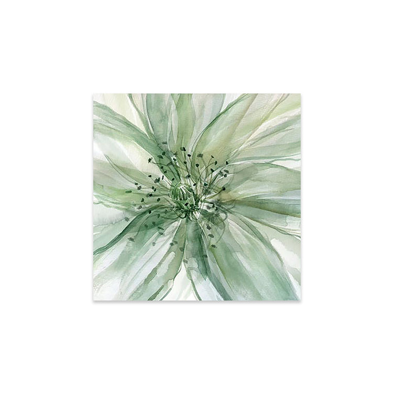 «Macro Sage Flower II» par Carol Robinson - impression non encadrée, H 24 po x l 24 po x P 0,25 po