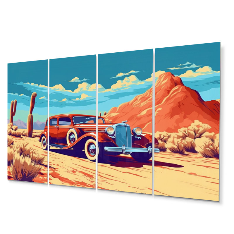 Rustic Transportation Wall Decor on Metal
