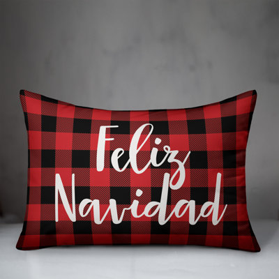 Plaid Throw Pillow