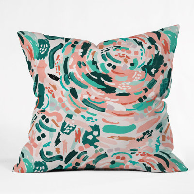Abstract Throw Pillow