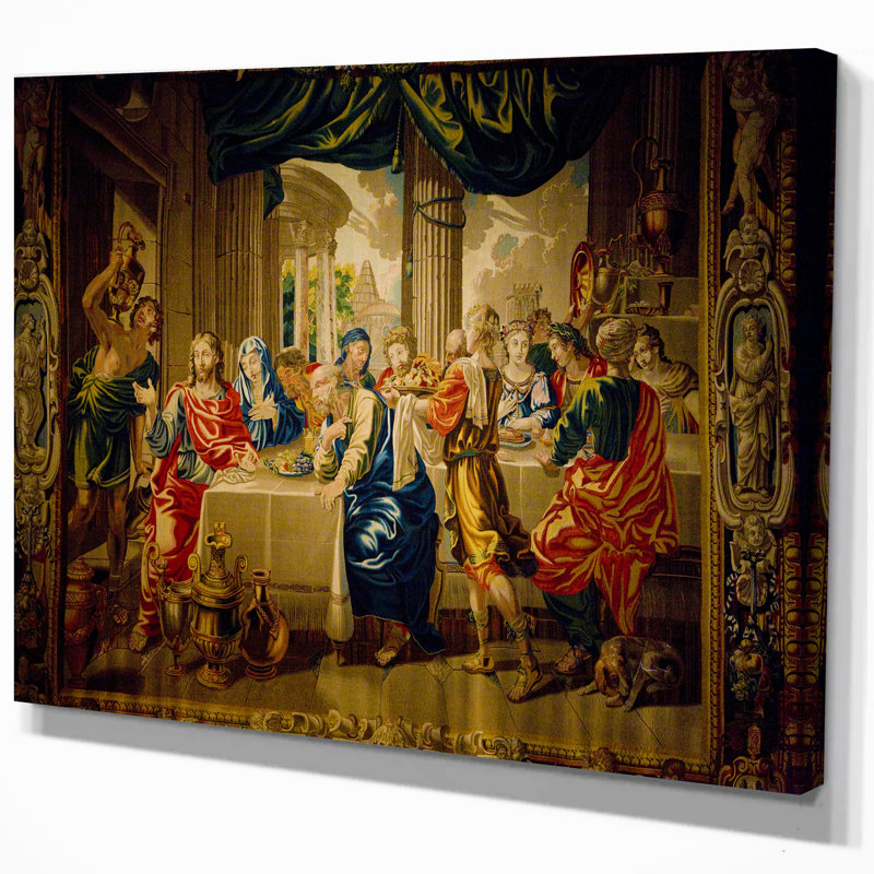 « jesus tapisery cathedral », impression sur toile, H 20 po x l 20 po x P 1 po
