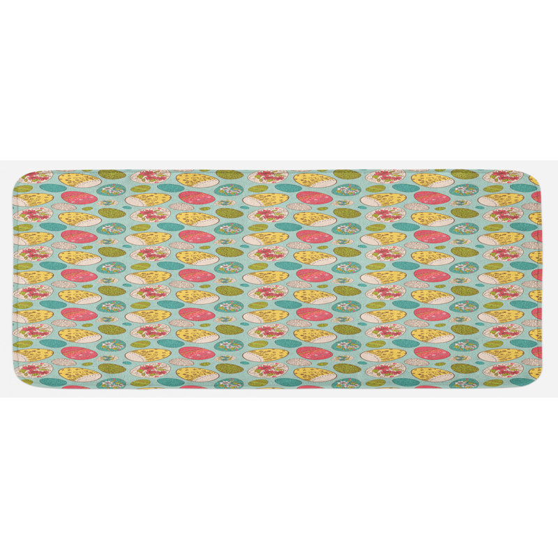 Cottage / Country Synthetic Kitchen Mat