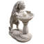 Fontaine de bain chien oiseau