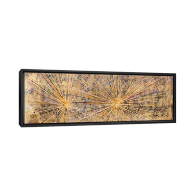 Silver Cholla - Panoramic Painting on Canvas
