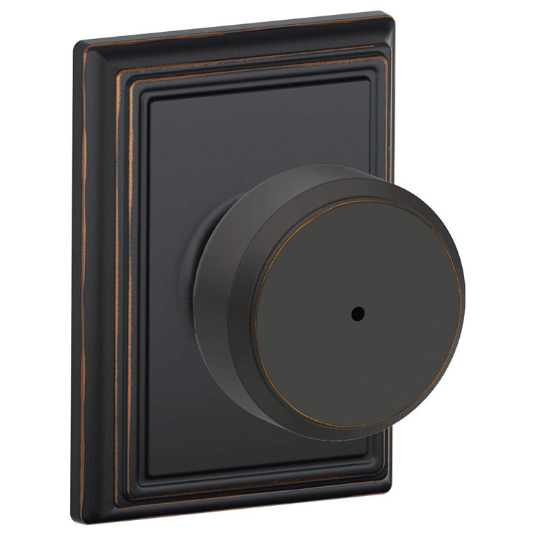 Bowery Door Knob with Addison Rosette