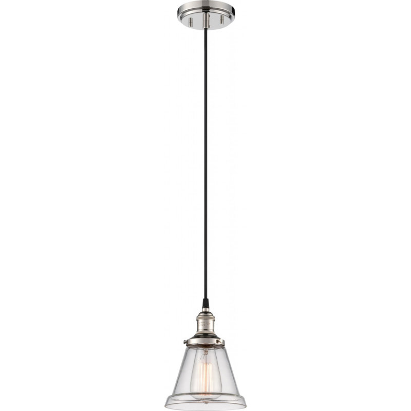 Lewandowski 1 - Light Single Pendant, Polished Nickel
