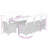  Garden Dining Set Black, Cream-641633774-641633775-641633769