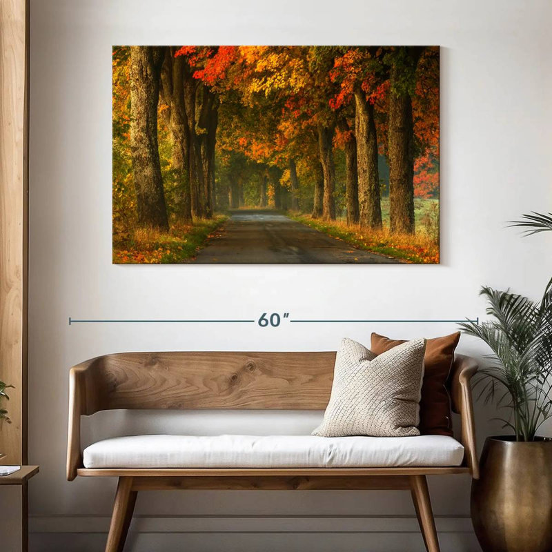Alvord, route d'automne en Pologne, H 32 po x l 48 po