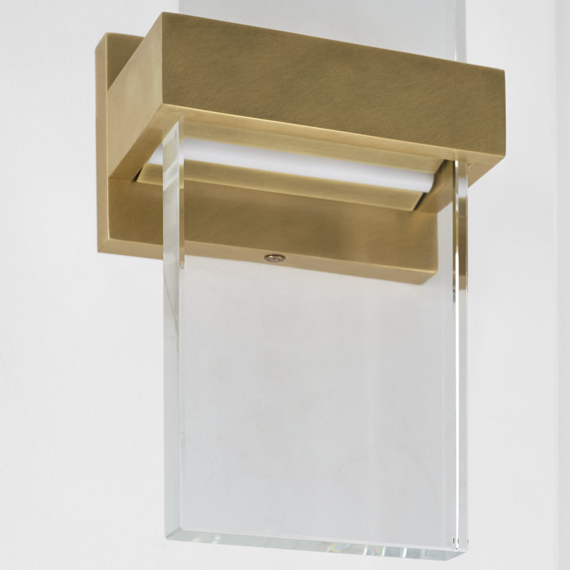 Flyta 1 - Light LED Flush Mounted Sconce, Clear