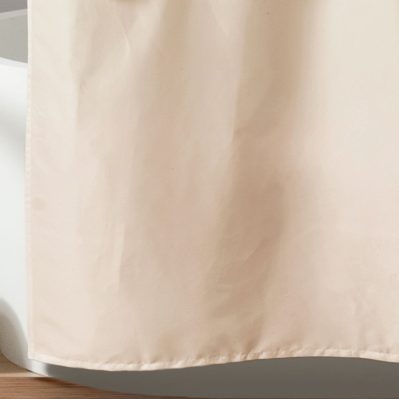 Danielo Polyester Shower Curtain, Ivory