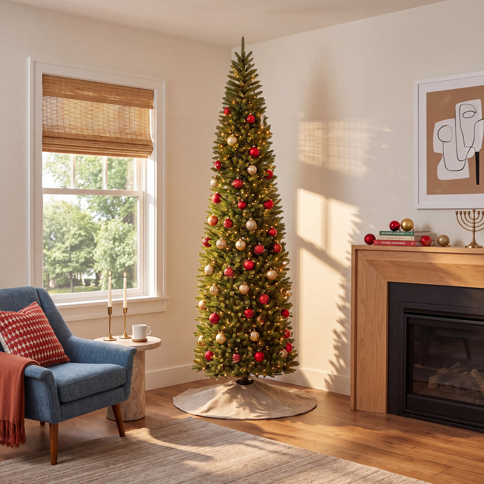 Levit Kingswood 16' Pre-Lit Fir Christmas Tree, 12'