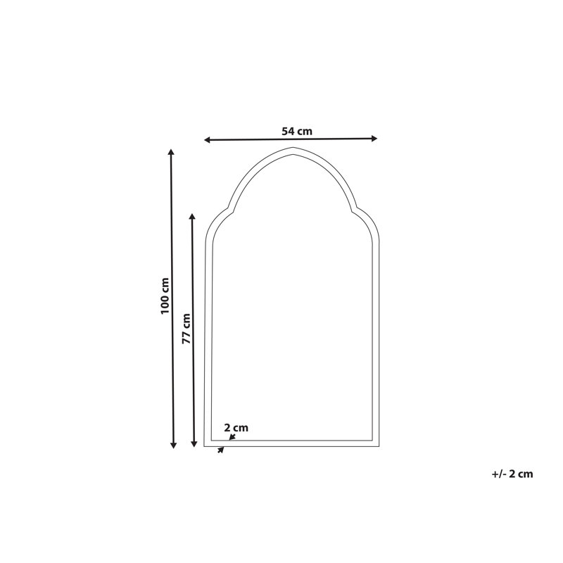 Fawley Metal Flat Wall Mirror
