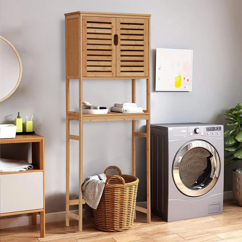 Rangement au-dessus de la toilette l 24,8 po x H 65,9 po x P 9,4 po