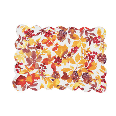 Mccroskey Cotton Floral Rectangle Placemat