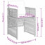 Emiya 8 - Person Patio Dining Set with Rectangular Table-964615439