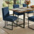 7-Piece Modern Rectangular Dining Table Set For 6 With Upholstered Dining Chairs-445148363