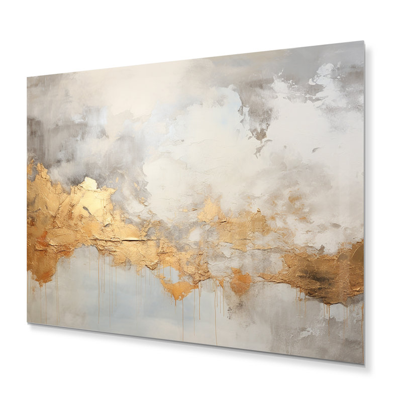 «Beige Minimalisme Storms» sur, H 12 po x l 20 po x P 1 po