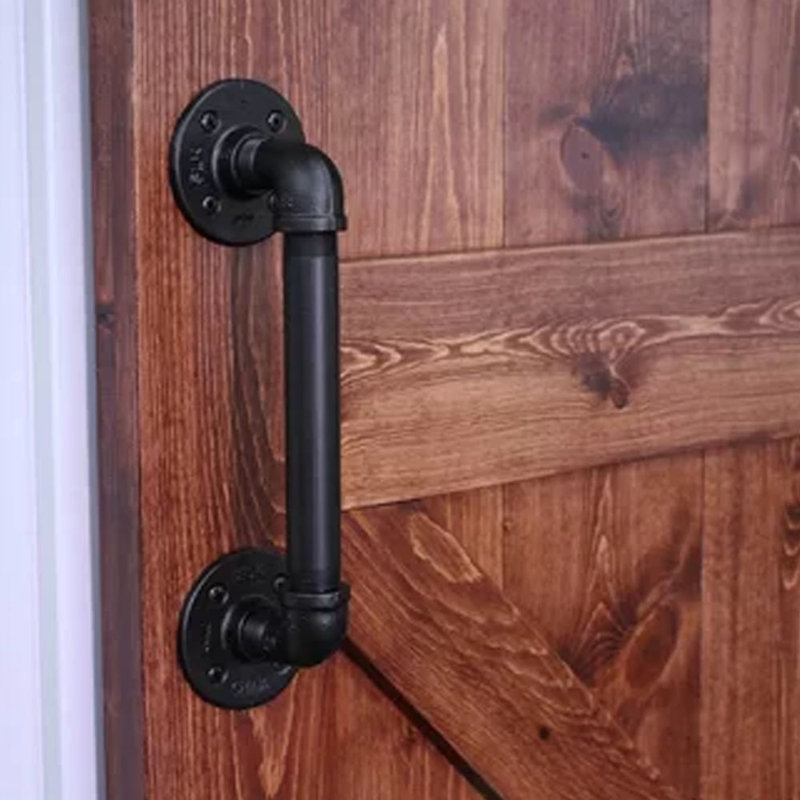 Industrial Steel Handle/Pull, Black