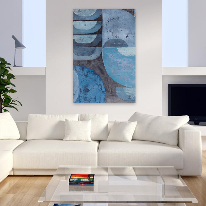 Mid-Century Modern Shape Shift IV, 48" H x 32" W