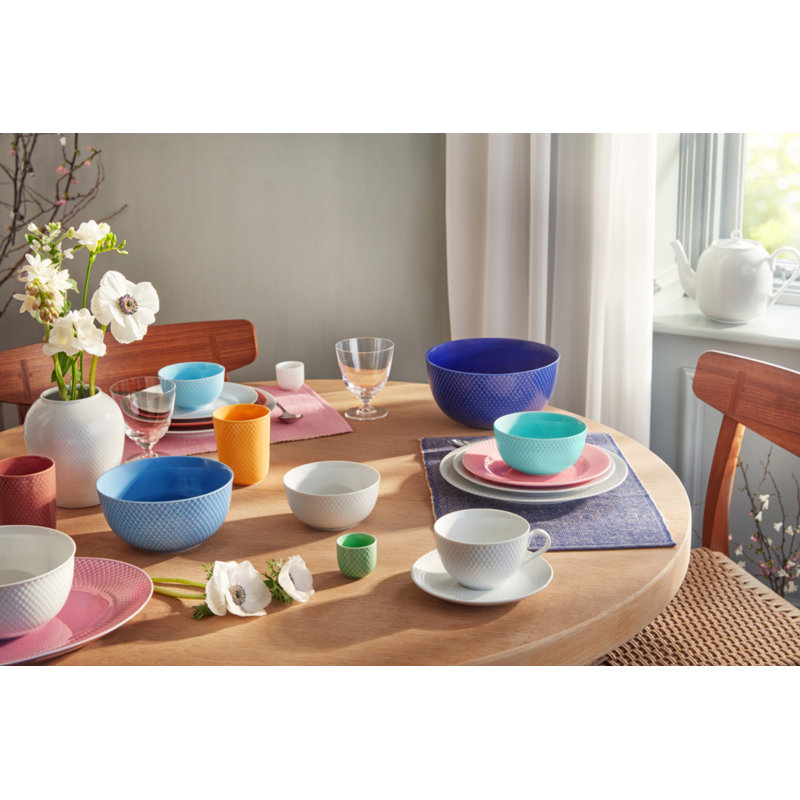 Rhombe Color Bowl, 4.3", Turquoise