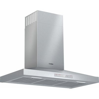 36"" 500 Series 600 CFM Convertible Wall Mount Range Hood in Stainless Steel with Wi-Fi -  Bosch, HCP56652UC