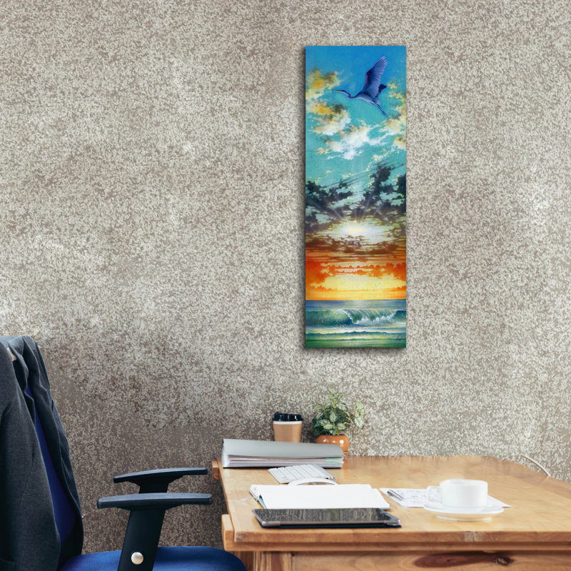 «Island ArrIVal» par James Mazzotta, art mural sur toile