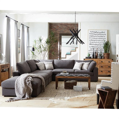 Bhakta Upholstered L-Shaped Sectional Left Hand Facing