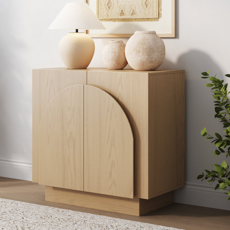 Armoire de rangement Mid Mid Century, Chêne clair