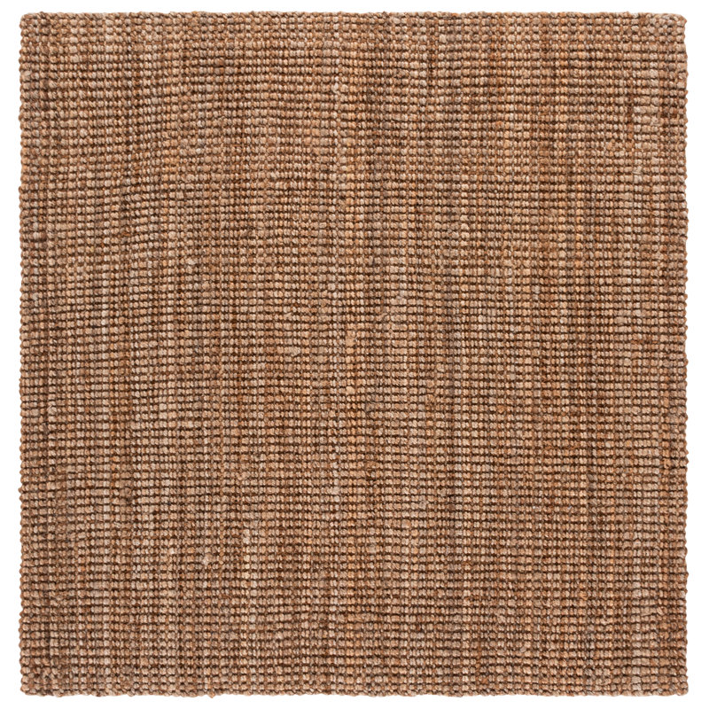 Tapis en jute tissé à la main Martha Stewart, Carré 6 pi