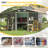 10X12 Ft. Oversized Metal Outdoor Storage Shed - Lockable Doors And Windows, Steel Multi-Purpose Shed Suitable For Gardens, Backyards, Patios, Tool Storage, And Chicken Coops-119374772