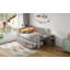 Lit de jour double avec tablettes de rangement, tiroirs, lit gigogne, station de charge, éclairage à DEL, bureau et armoire-801870120