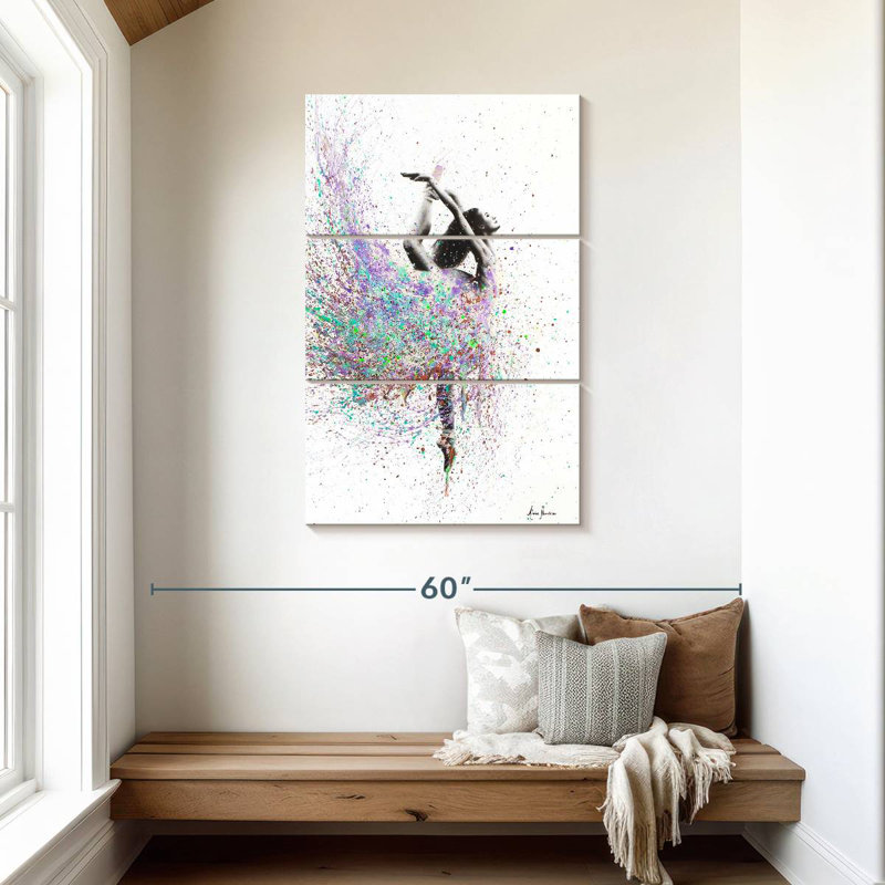 Danse opale, H 45 po x l 28 po