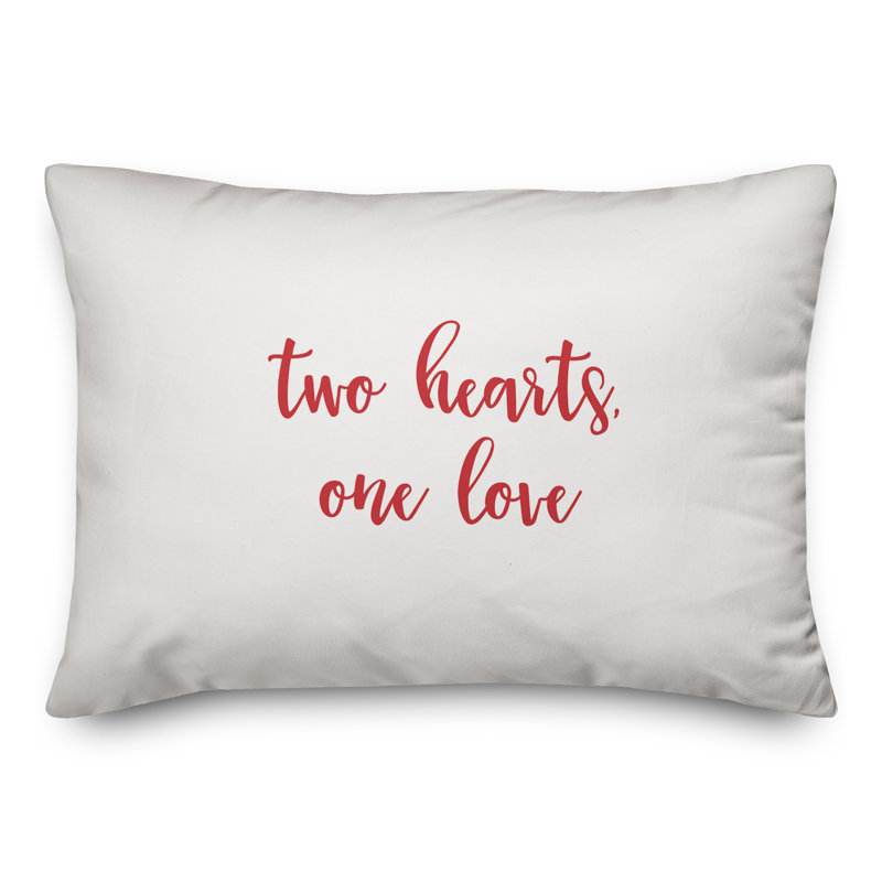Throw Pillow, Red/White