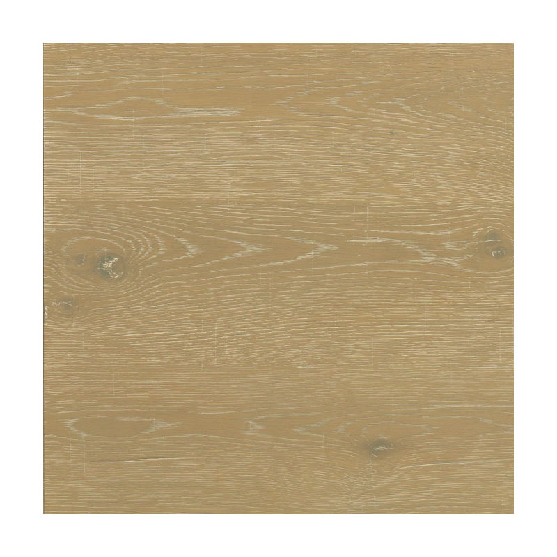 Modern Ming Solid Wood Coffee Table, 16.25" H x 42" L x 42" W, Limewash