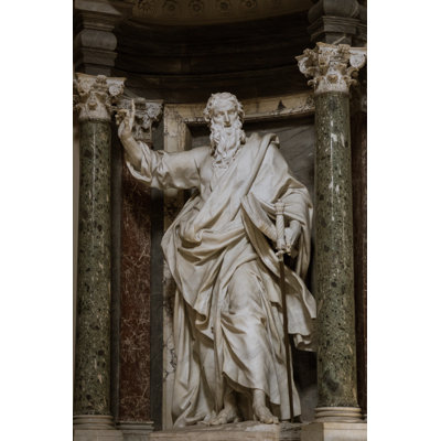 Sculpture Of St. Paul by Filipe_lopes - Wrapped Canvas Print