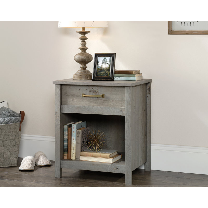 Table de chevet Katona, Gris