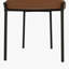 Chaise de salle à manger moderne et minimaliste en polyuréthane et acier
