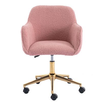 Murtha Artificial Alpaca Wool Task Chair