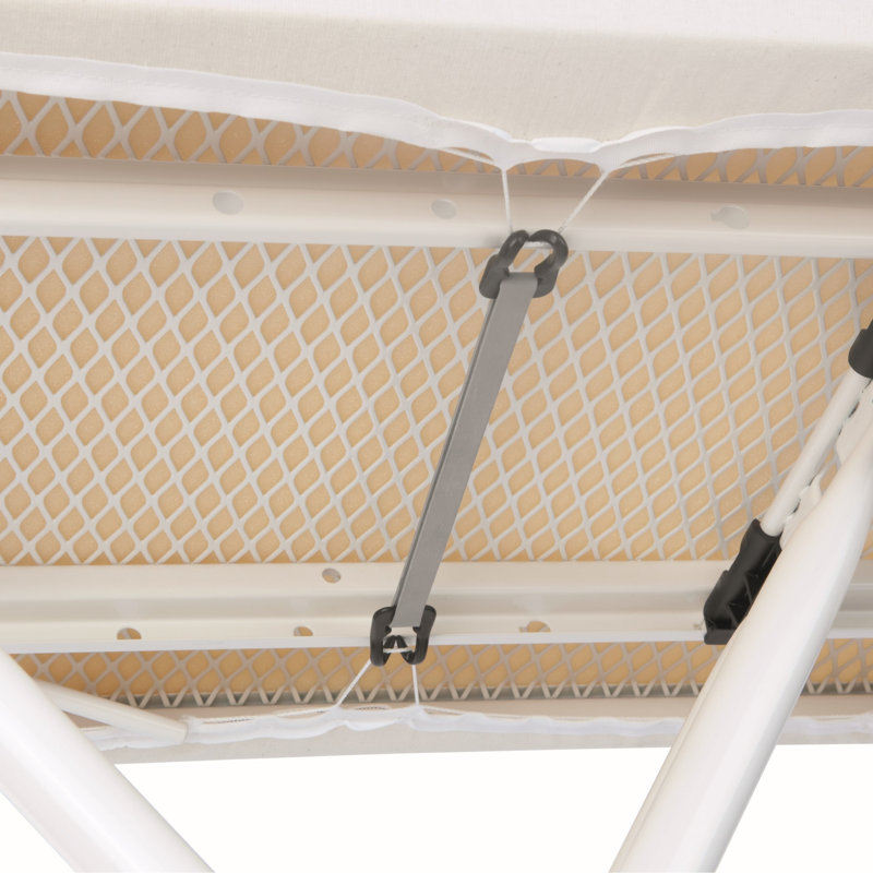 Brabantia Code D (Extra Large) Ironing Board Cover with Heat Resistant Parking Zone (53 x 18 In), Spring Bubbles