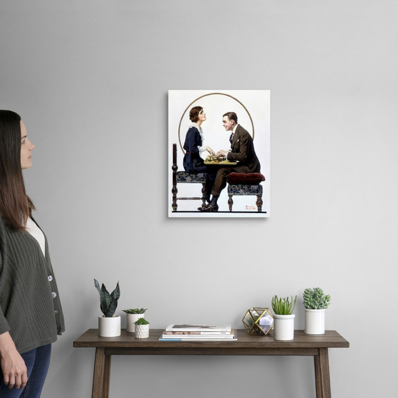 "Norman Oui", "Ouija", art mural sur toile, Toile tendue, H 20 po x l 16 po x P 1,25 po