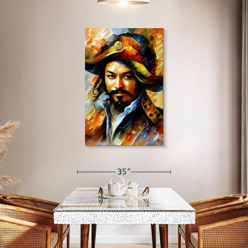 Ashelle Spanish Conquistador, 45" H x 30" W