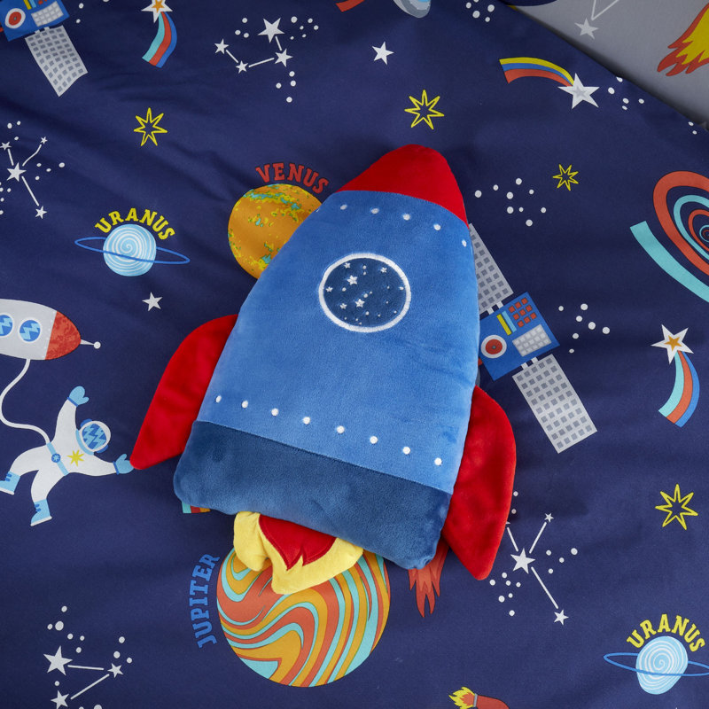 Blue Rocket Scatter Cushion