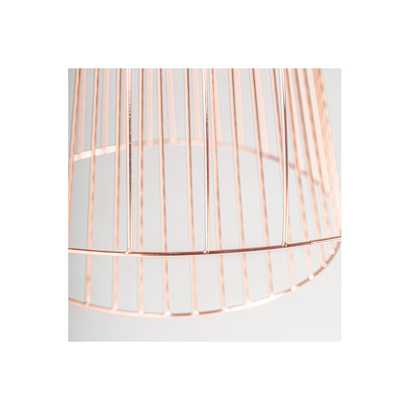 Copper Art Deco Chandelier
