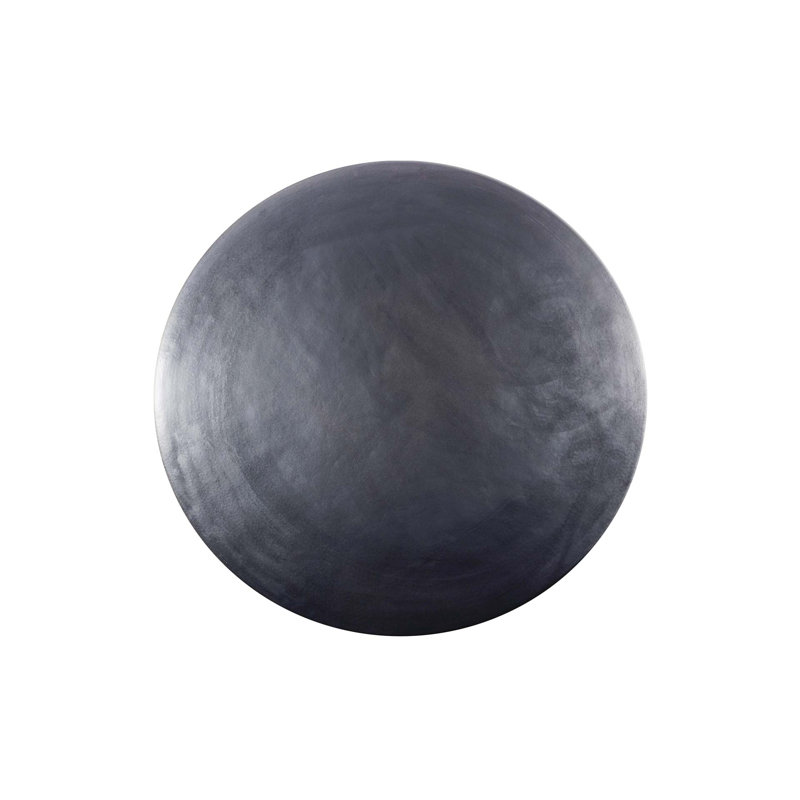 Provenance Signature Outdoor Round Coffee Table, Pewter