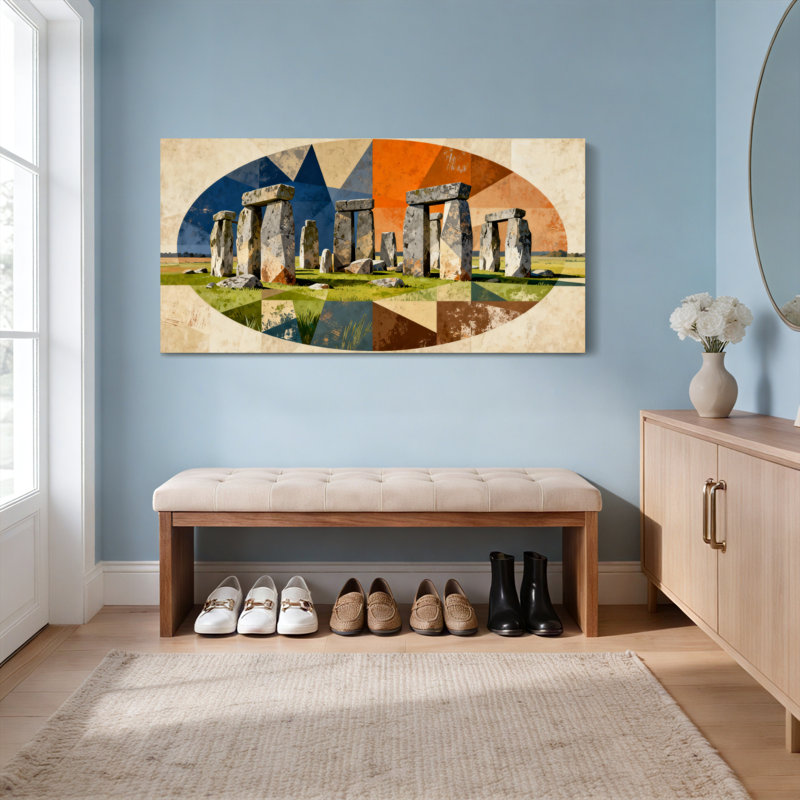 Stonehenge, ensemble de 1 reproduction d'art sur toile, H 12 po x l 36 po