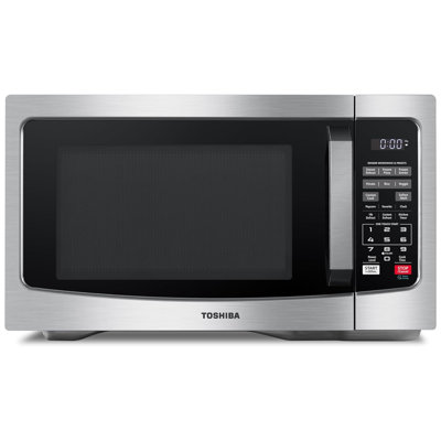 Micro-onde de comptoir 1,2 pi3, capteur intelligent, 12 fonctions automatiques, fonction sourdine, argenté, 1100 W